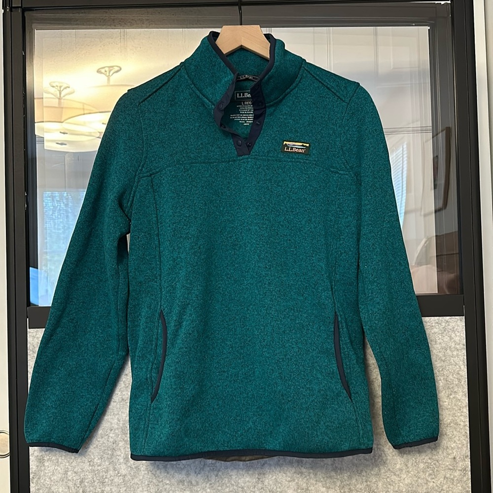 L.L. Bean sweater fleece pullover